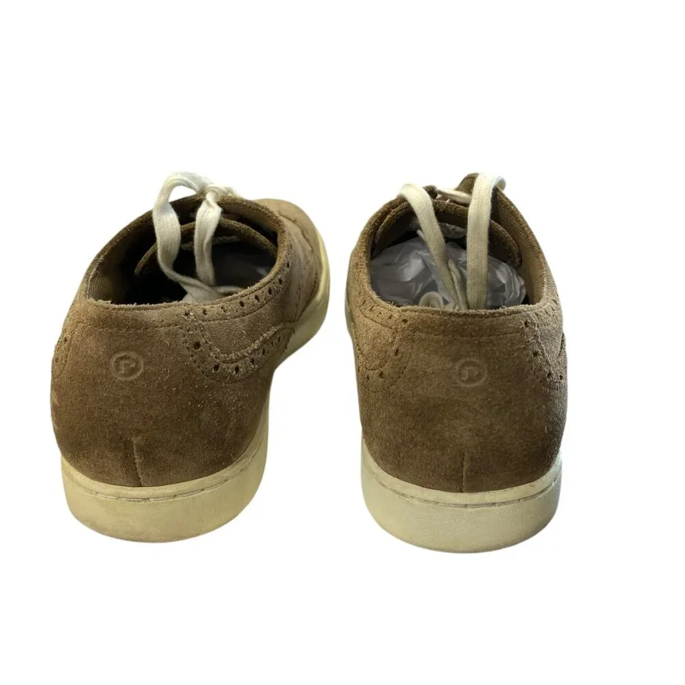 Rockport Trutech‎ Comfort Taupe Suede Leather Oxfords Wingtips Mens 11 Lace Up